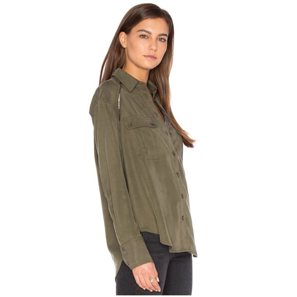 Free People Off Campus Button Down Top - Picture 2 of 16